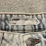 Garage  Light Blue Distressed Jean Shorts Photo 1