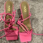 EGO  Vibrant Pink Strappy Heels Photo 1