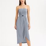 Anama USA NEW Anama grey wrap tube dress Photo 12