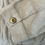 Chico's  Adrena Jacket Small NWT Beige Linen Blend Zip Up Utility Cottagecore Photo 5