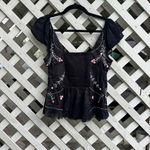 Free People Cherry Bomb Embroidered Top Photo 6