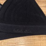Lululemon Athletica Black uncovered me bralette size L Photo 2