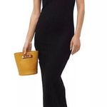 Simon Miller Asymmetric Wide Rib Maxi Dress in Black, Size L New w/Tag Black Size L Photo 0