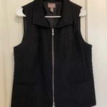 Chico's EUC | Chico’s women’s padded diamond stitch vest — medium Photo 0