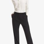 M.M. LaFleur Nakamura Black Pleated Dress Pant Trousers Size 4 Photo 3