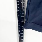 ZARA  Trousers Women Size XS High Waisted Navy Blue Pleated Slim Fit Button Photo 1