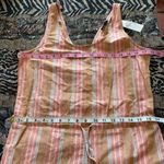 Anthropologie Drew Linen Jumpsuit Salmon Brown Size Small NWT Photo 6