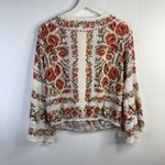 Jealous Tomato  Size S Top Floral Surplice Wrap Front Long Bell Sleeve Women’s Photo 8