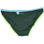 Aerie  Bikini Bottoms Women XS Green Neon Trim Swimwear Beach Pool Photo 3