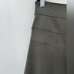 Athleta 🆕 NWOT Ponte Twill Skirt Fit & Flare Stretch Zip Green Gray Grey Taup 8 Photo 9