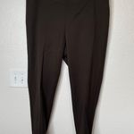 Karen Kane chocolate brown pull on piper ankle length pants size 20W Photo 1