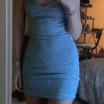 B Darlin  Blue Sparkly Homecoming Dress Photo 1