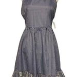 Copper Key Dress Juniors L NEW Blue Gingham Photo 2