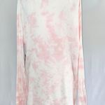 Cloth by Design New Convertible Side Slit Sweater Tie Dye Pink White Photo 9