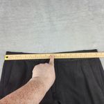 Banana Republic  Womens Wide Leg Cropped Pants Black Linen Blend Size 12 Photo 3