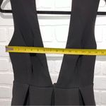 AQ/AQ NEW  Vicious Upper Mini Dress Open-Back Deep Plunge Pleated Dress Photo 15