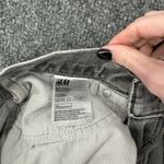 H&M Slim Fit Denim Jean Shorts Cut-Off Distressed Raw Hem 29 in Waist Size 8 Photo 3