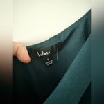 Lulus NWT Majestic Energy Cape One Shoulder Mini Dress in Teal Green - Size S Photo 4