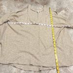 Gianni Bini GB  Cold Shoulder Long Sleeve V Neck Pullover Knit Soft Sweater Cream Photo 2