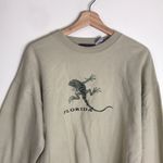 Vintage classic Florida iguana pullover sweatshirt size medium Photo 2