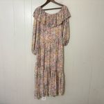 ASTR  The Label Kaylini Floral Maxi Dress Pink Multicolor Size M Photo 8