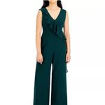 Connected Apparel Asymmetric Ruffle Sleeveless Jumpsuit Photo 3