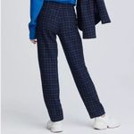 Rag and Bone Poppy High Waisted Pink Blue Tailored Pant Size 10 Photo 1