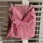 Bimba y Lola Red Plaid Skirt sz 40(S) Photo 0