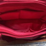 Seatbelt Purse (Red) Woven Neutral Y2K
90s Top Handle Shoulder Bag. Preloved Red Photo 4