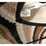 American Eagle Outfitters Womens Sleeveless Crochet Dress Striped Brown Small Photo 7