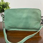 Anthropologie Liebeskind Mint Green Leather & Suede Crissy Crossbody Bag Purse Photo 4