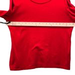 Charter Club ‎ Pima Christmas Top Red Large Photo 9