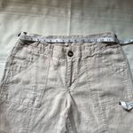 Sigrid Olsen  Light Gray Linen Capris Photo 5