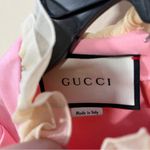 Gucci Authentic  Jersey Ruffled Dress Knee Short Sleeve Puff Interlocking XS Photo 6