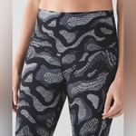 Lululemon Wunder Under Pant High Rise Size 6 Warp Ice Grey Black Photo 2