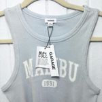 Garage Light Blue Malibu Crop Top Cami Kenny Tank Kentucky Blue Size PS Photo 1
