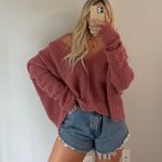 Free People Oversized Crop Sweater Photo 0