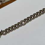 Victoria's Secret Signed Victoria’s Secret Gold Tone Chain Bracelet Rhinestone VS 8 inch Photo 1