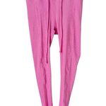 Year Of Ours Ribbed Football Legging Pink Lace Up Size Small Athleisure Photo 2