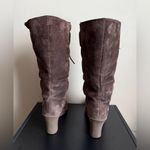 UGG  Elsey Chocolate SuedeWedge Boots Lace Photo 4