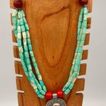 Boho Southwestern Turquoise & Orange Multi Photo 2