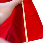 Red high waisted mini shorts , dress shorts Size M Photo 5