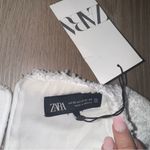 ZARA White & Silver Sequin Tweed Short Sleeve Mini Dress - Size XS Photo 1