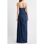 Chiara Boni  La Petite Robe Dotai Strapless Gown in Arctic Blue Size IT 42 / US 6 Photo 8
