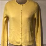 The Limited Twinset 2 Piece Sweater set ribbed Yellow cotton  S Vintage 90’s Photo 2