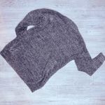 Anthropologie Anthropology long sleeve tinsel silver and grey eyelash sweater size medium Photo 3