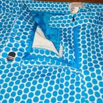 Laundry by Shelli Segal Turquoise & White Polka Dot Bermuda Shorts Size 8 Photo 6