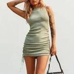 Princess Polly LIONESS  Green Military Minds Mini Dress Photo 0
