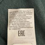 EAC Luxury Solid Green Short Sleeves Cotton V Photo 8