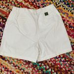 Vintage 80s/90s Lauren Ralph Lauren White Cotton High Waist Mom Shorts Photo 2